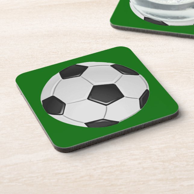 American Soccer or Association Football Ball Coaster (Left Side)
