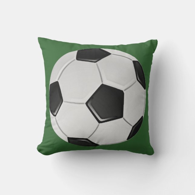 American Soccer or Association Football Ball Cushion (Front)