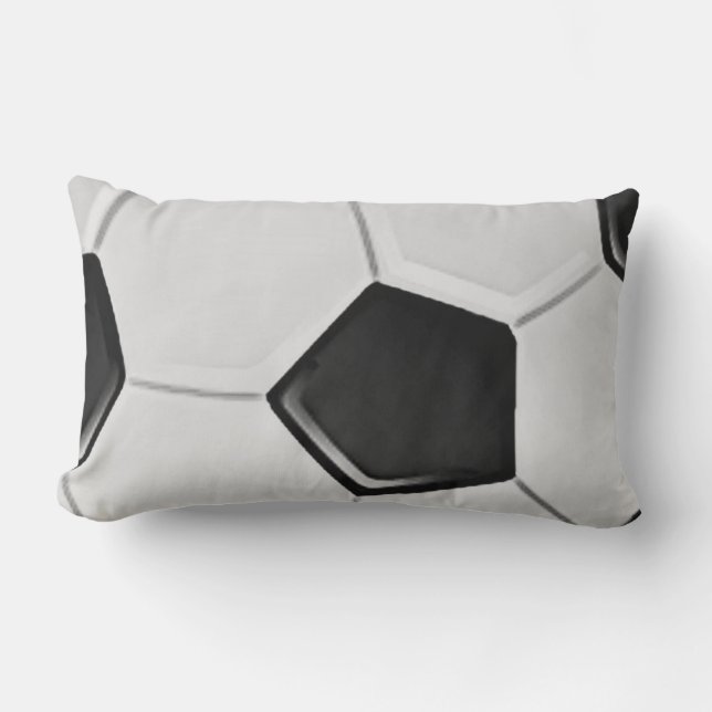 American Soccer or Association Football Ball Lumbar Cushion (Front)