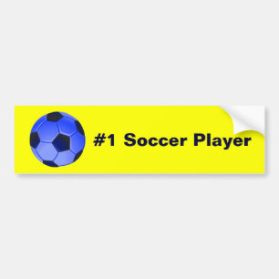 American Soccer or Association Football Bumper Sticker