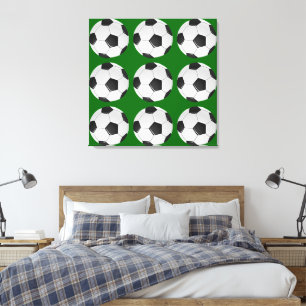 American Soccer or Association Football Canvas Print