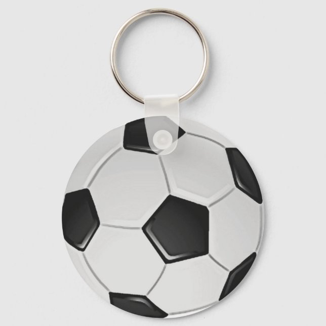 American Soccer or Association Football Key Ring (Front)