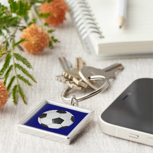 American Soccer or Association Football Key Ring