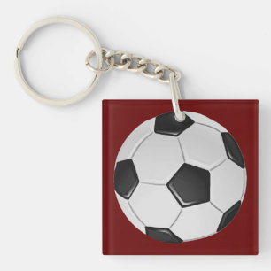 American Soccer or Association Football Key Ring