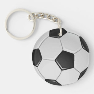 American Soccer or Association Football Key Ring