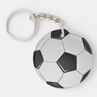 American Soccer or Association Football Key Ring