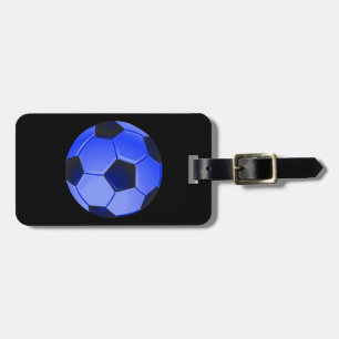 American Soccer or Association Football Luggage Tag