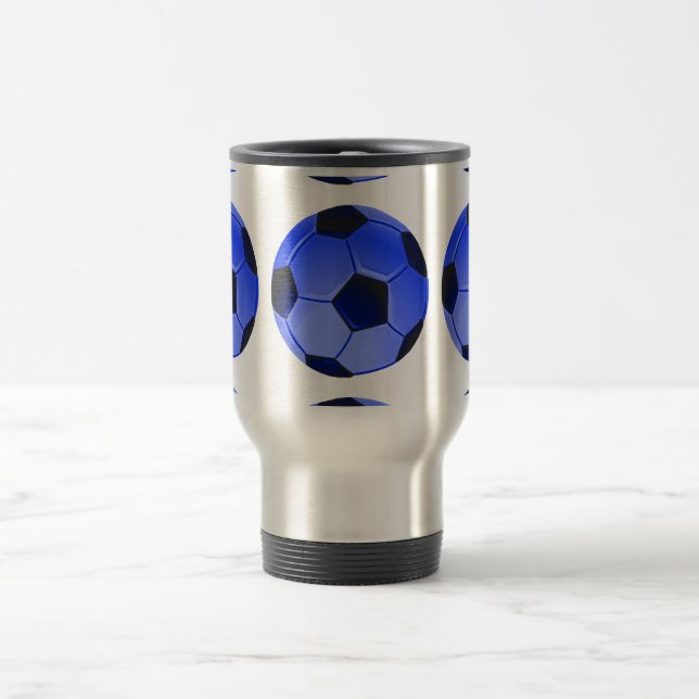 American Soccer or Association Football Travel Mug (Center)