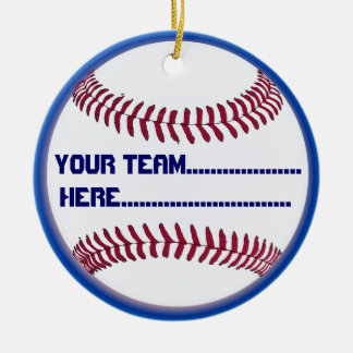 American Softball charm and Souvenir Ceramic Tree Decoration