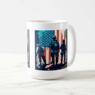 American Soldiers Classic Mug, 15 oz  Coffee Mug