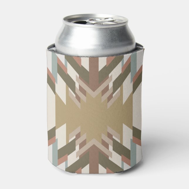American Southwest Desert Colors Inspired Design Can Cooler (Can Front)