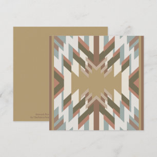American Southwest Desert Colors Inspired Design Card