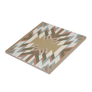 American Southwest Desert Colours Inspired Design  Tile