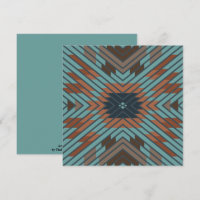 American Southwest Tribal Patterned Art And Colour
