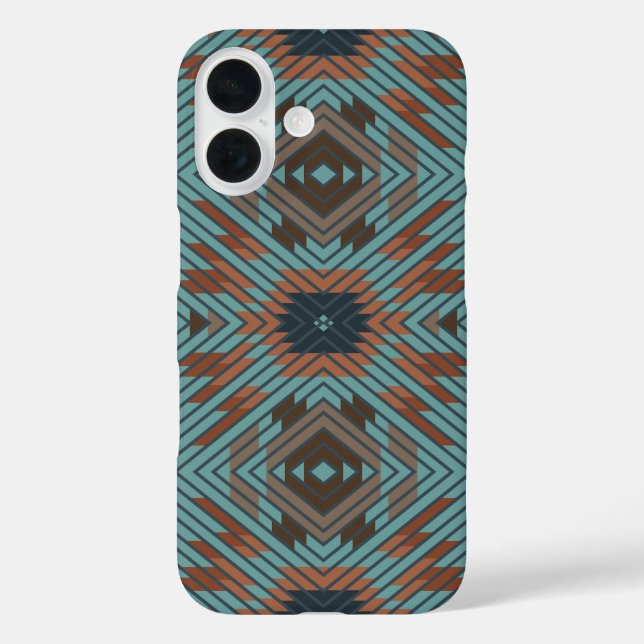 American Southwest Tribal Patterned Art And Colour Case-Mate iPhone Case (Back)