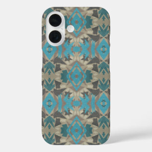 American Southwestern Patterned Art And Colors iPhone 16 Case