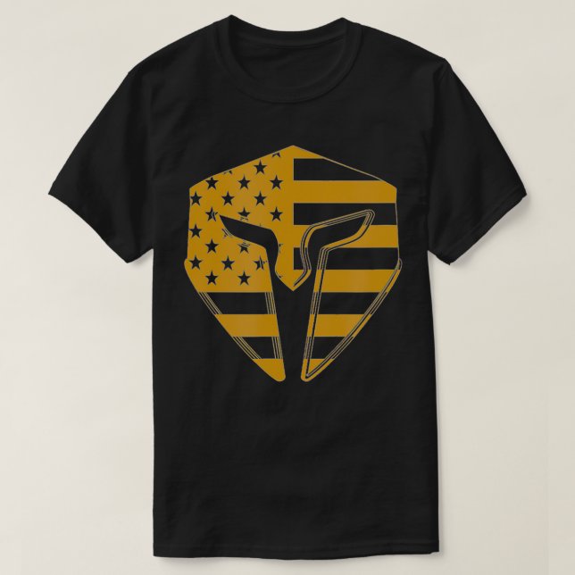 American Spartan  T-Shirt (Design Front)
