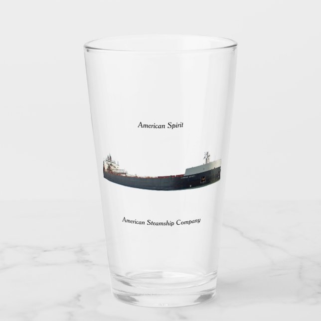 American Spirit glass (Front)