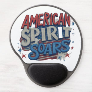 American Spirit Soars Gel Mouse Mat
