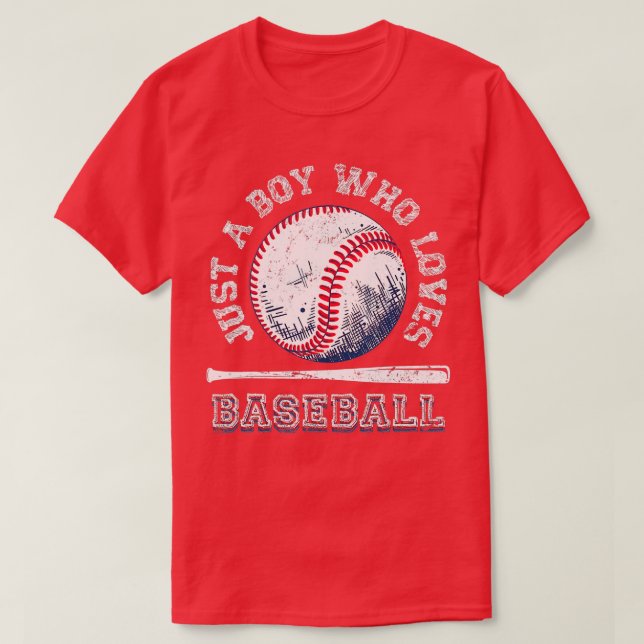 American Sport Fan Baseball Lover Boys Batter Base T-Shirt (Design Front)