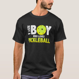 American Sport Fan Pickleball Lover Boys Batter Pi T-Shirt