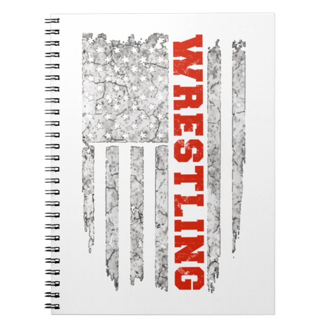 American Sport Wrestling  Notebook (Front)