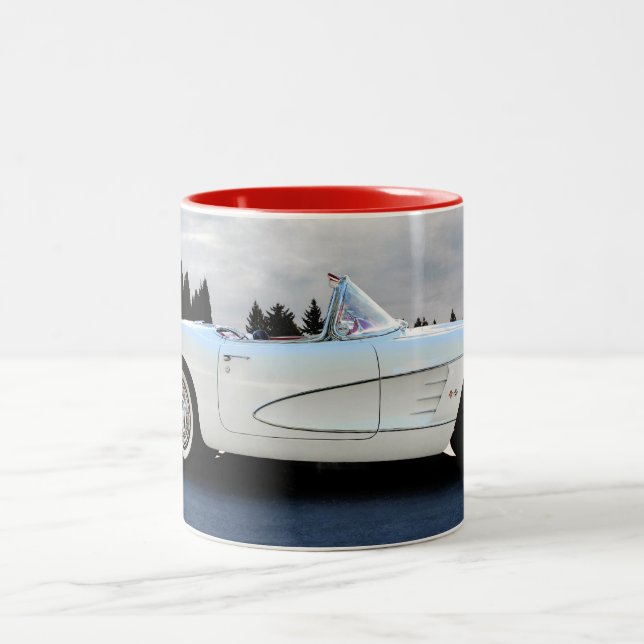 American Sports Car Two-Tone Coffee Mug (Center)