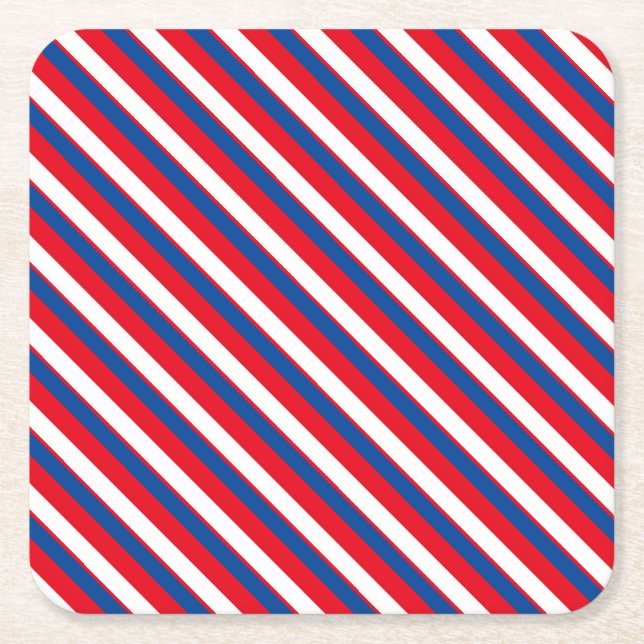 American Square Paper Coaster (Front)