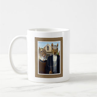American Squirrel Gothic - funny Coffee Mug