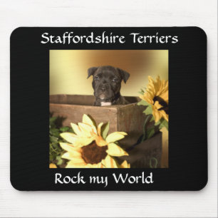 American Staffordshire Bull Terrier Puppy Mouspad Mouse Mat