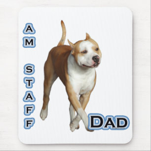 American Staffordshire Dad 4 Mouse Mat
