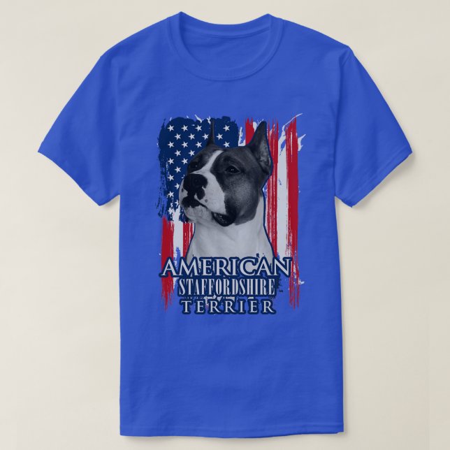 American Staffordshire Terrier Amstaff (22) T-Shirt (Design Front)