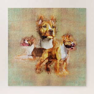 American Staffordshire Terrier - Amstaff Jigsaw Puzzle