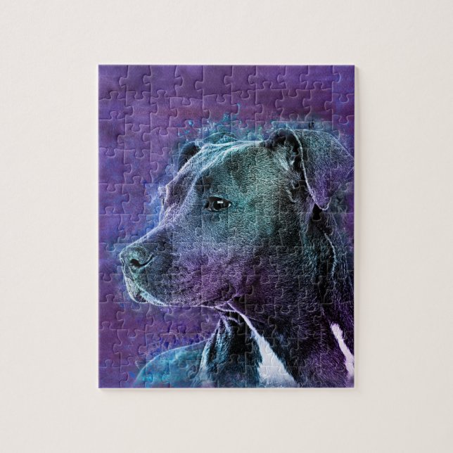 American Staffordshire Terrier - Amstaff Jigsaw Puzzle (Vertical)