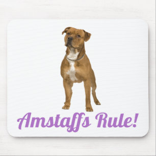 American Staffordshire Terrier ( Amstaff) Mousepad