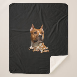 American Staffordshire Terrier - Amstaff Sherpa Blanket