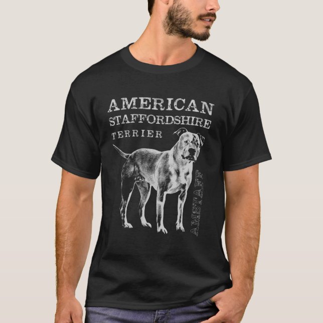 American Staffordshire Terrier - Amstaff T-Shirt (Front)
