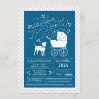 American Staffordshire Terrier Dog Baby Shower