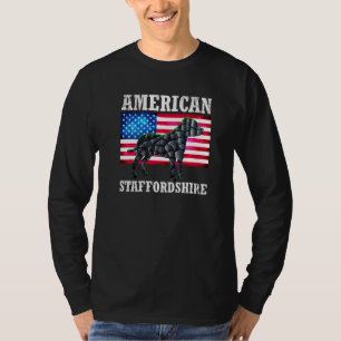 American Staffordshire Terrier Dog Cool Graphic F T-Shirt