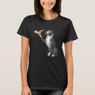 American staffordshire terrier dog paw amstaff T-Shirt