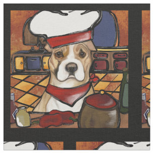 American Staffordshire Terrier Fabric