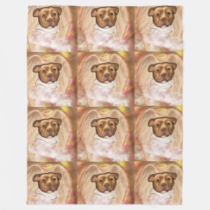 AMERICAN STAFFORDSHIRE TERRIER FLEECE BLANKET