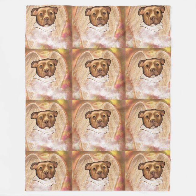 AMERICAN STAFFORDSHIRE TERRIER     FLEECE BLANKET (Front)