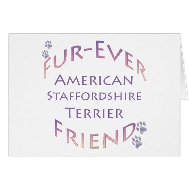 American Staffordshire Terrier Furever (Front Horizontal)