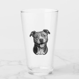 American Staffordshire Terrier Glass