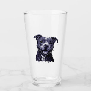 American Staffordshire Terrier    Glass