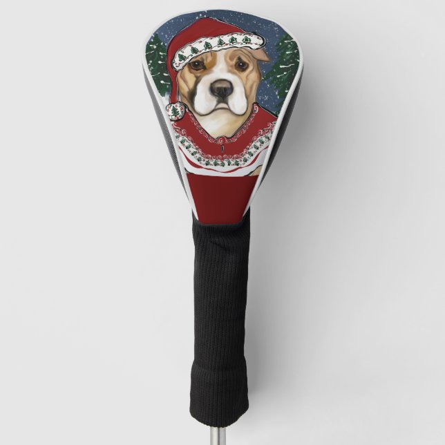 AMERICAN STAFFORDSHIRE TERRIER        GOLF HEAD COVER (Front)