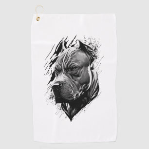 American Staffordshire Terrier Golf Towel