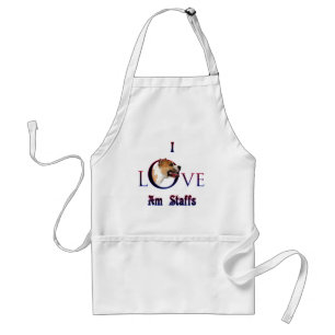 American Staffordshire Terrier I Love Standard Apron