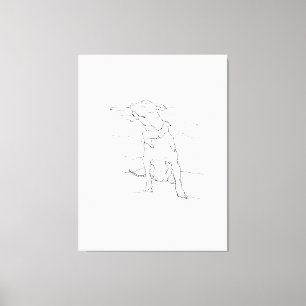 American Staffordshire Terrier Illustration Canvas Print